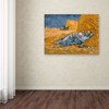 Trademark Fine Art Van Gogh 'Rest From Work' Canvas Art, 14x19 AA00911-C1419GG